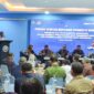 Amsakar saat mendampingi kunjungan kerja Komisi IV DPR RI ke Pangkalan Pengawasan Sumber Daya Kelautan dan Perikanan (PSDKP) Batam di kawasan Jembatan II Barelang, Setokok, Jumat (20/6/2025). Foto: INIKEPRI.COM