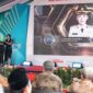 Wakil Wali Kota Batam/Kepala BP Batam, Li Claudia Chandra saat memberi sambutan diacara Grand Opening RSAB Batu Aji Batam pada Kamis (26/06/2025). Foto: INIKEPRI.COM/Media Center Batam 