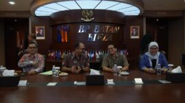 Sekretariat Jenderal DPR RI melalui Kepala Bagian Administrasi Barang Milik Negara (BMN), Dedy Bagus Prakasa dan tim mengunjungi BP Batam untuk mempelajari tata cara pengelolaan aset BP Batam berdasarkan Peraturan Menteri Keuangan (PMK) Nomor 171 Tahun 2023 pada Rabu (11/6/2025) di Marketing Centre. Foto: INIKEPRI.COM/BP Batam

