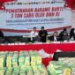 Pemusnahan narkoba 2 ton di Batam. Foto: INIKEPRI.COM