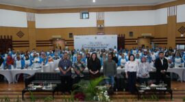 Anggota/ Deputi Bidang Pelayanan Umum BP Batam, Ariastuty Sirait mewakili Kepala BP Batam, membuka secara resmi Workshop Pemberdayaan Usaha Mikro, Kecil, dan Menengah (UMKM) di Kantor PLN Batam, (12/6/2025). Foto: INIKEPRI.COM/BP Batam 