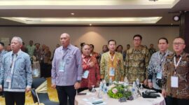 Komisaris Independen Bank BTN Pietra Machreza Paloh dalam Seminar Nasional dan Inaugurasi Certified Risk Management (CRM) yang berlangsung di Swiss-Belhotel Harbour Bay, Batam, Rabu pagi (18/6/2025). Foto: INIKEPRI.COM