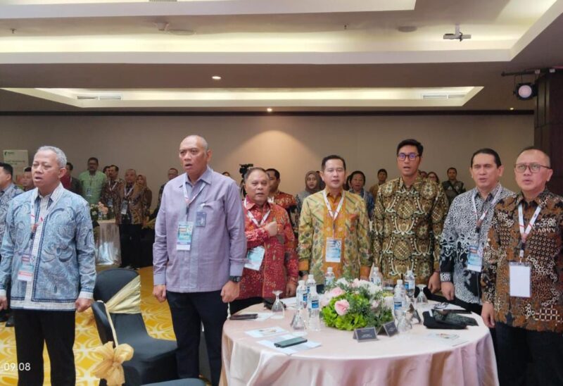 Komisaris Independen Bank BTN Pietra Machreza Paloh dalam Seminar Nasional dan Inaugurasi Certified Risk Management (CRM) yang berlangsung di Swiss-Belhotel Harbour Bay, Batam, Rabu pagi (18/6/2025). Foto: INIKEPRI.COM
