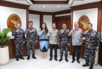 Badan Pengusahaan (BP) Batam menerima kunjungan kerja dan silaturahmi Wakil Komandan Pushidrosal Laksamana Muda TNI, Bambang Irawan di Gedung Bida Utama, Rabu (18/6/2025). Foto; INIKEPRI.COM/BP Batam 