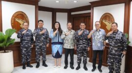 Badan Pengusahaan (BP) Batam menerima kunjungan kerja dan silaturahmi Wakil Komandan Pushidrosal Laksamana Muda TNI, Bambang Irawan di Gedung Bida Utama, Rabu (18/6/2025). Foto; INIKEPRI.COM/BP Batam 