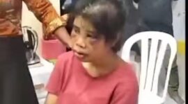 Seorang ART bernama Intan diduga mengalami penganiayaan fisik dan psikis oleh majikannya. Foto; Tangkapan Layar
