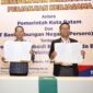 Pemerintah Kota Batam bersama PT Bank Tabungan Negara (Persero) Tbk menandatangani kesepakatan bersama tentang pemberian subsidi bunga kepada bank untuk pelaku usaha mikro. Foto: INIKEPRI.COM