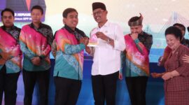 Ketua DPRD Kota Batam, Muhammad Kamaluddin saat menghadiri Musyawarah Daerah (Musda) ke-VII HIPMI Provinsi Kepulauan Riau, yang digelar di Hotel Radisson Sukajadi, Batam, Rabu malam (25/6/2025). Foto: INIKEPRI.COM