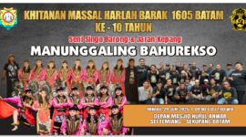 Flyer khitanan massal harlah Barak 1605 Batam ke-10. Foto: Barak 1605 Batam