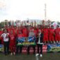 Turnamen sepak bola Bhayangkara Cup 2025 resmi ditutup dengan penuh semangat dan kemeriahan di Lapangan Bola Satya Haprabu, Polda Kepulauan Riau, Kamis (26/6/2025). Foto: INIKEPRI.COM