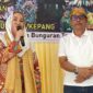 Bupati Natuna Cen Sui Lan dan Wakil Bupati Jarmin saat menghadiri kegiatan Pekan Muharam di Desa Harapan Jaya, Sabtu (28/6/2025). Foto: Istimewa 