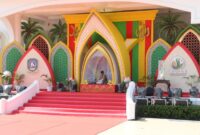 Hari Kedua Seleksi Tilawatil Qur’an dan Hadits (STQH) XI tingkat Provinsi Kepulauan Riau di Kota Tanjungpinang menjadi ajang pembuktian bagi kafilah Kota Batam. Sebanyak delapan peserta tampil mewakili Batam dalam berbagai cabang lomba yang digelar, Minggu (22/6/2025). Foto: INIKEPRI.COM