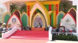 Hari Kedua Seleksi Tilawatil Qur’an dan Hadits (STQH) XI tingkat Provinsi Kepulauan Riau di Kota Tanjungpinang menjadi ajang pembuktian bagi kafilah Kota Batam. Sebanyak delapan peserta tampil mewakili Batam dalam berbagai cabang lomba yang digelar, Minggu (22/6/2025). Foto: INIKEPRI.COM