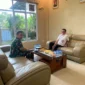 Komandan Lanud Hang Nadim, Letkol Pnb Hendro Sukamdani, M.Tr.Opsla, melakukan kunjungan kehormatan (anjangsana) ke Kantor Pertanahan (BPN) Kota Batam, Rabu (11/6). Foto: INIKEPRI.COM