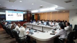 Badan Pengusahaan Batam (BP Batam) dan Badan Pusat Statistik (BPS) Provinsi Kepri dalam rapat koordinasi yang berlangsung di Gedung Marketing Centre BP Batam, Selasa (17/6/2025). Foto: INIKEPRI.COM/BP Batam 