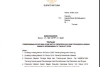 Surat Edaran Wajibkan Desa Sediakan APAR. Foto: Disdamkar Natuna