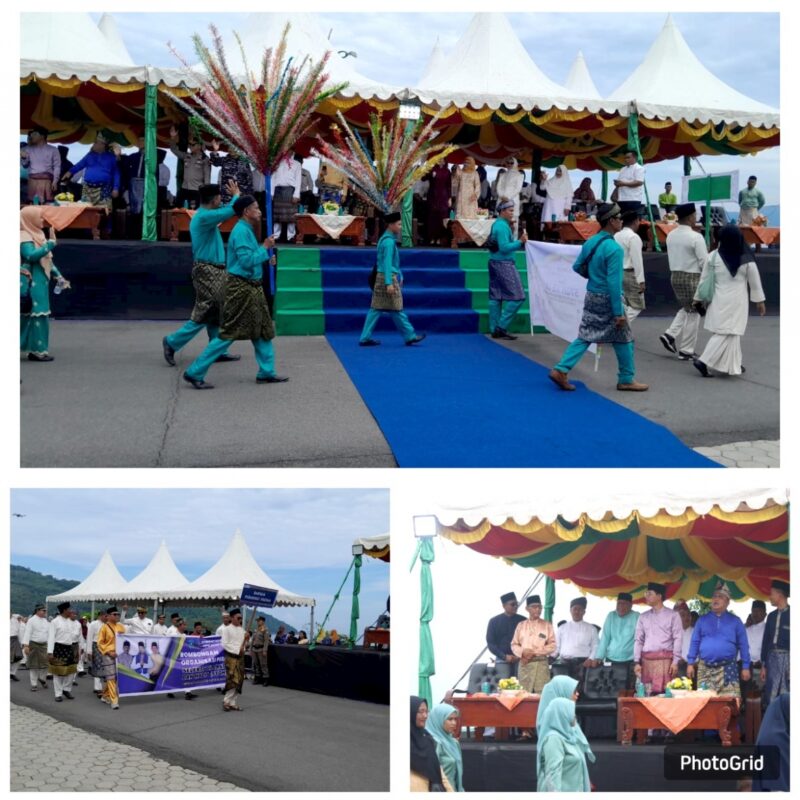 Pawai ta'aruf STQH Anambas IX. Foto: INIKEPRI.COM