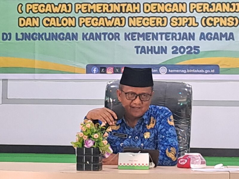 Kepala Kemenag Bintan H. Abu Sufyan. Foto: INIKEPRI.COM