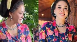 Maia Estianty di pernikahan Al Ghazali. Foto: Istimewa 