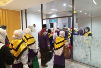 Sebanyak 42 jemaah haji asal Kabupaten Natuna tiba di Batam dengan selamat setelah menunaikan ibadah haji di Tanah Suci. Foto: RRI