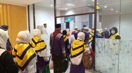 Sebanyak 42 jemaah haji asal Kabupaten Natuna tiba di Batam dengan selamat setelah menunaikan ibadah haji di Tanah Suci. Foto: RRI