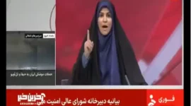 Markas stasiun televisi pemerintah Iran dibom Israel saat penyiar beritanya sedang siaran langsung. Foto: cufi.org