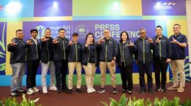 Konferensi Pers Mandiri Bintan Marathon 2025, Rabu (2/7/2025) di Mandiri Club, JI. Mataram No.33 Jakarta Selatan. Foto: KepriProv 