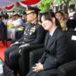 Wakil Wali Kota Batam Li Claudia Chandra di upacara peringatan hari Bhayangkara ke-79. Foto: INIKEPRI.COM/Media Center Batam 