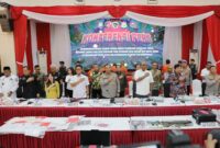 Wakil Wali Kota Batam sekaligus Wakil Kepala BP Batam, Li Claudia Chandra, menyampaikan apresiasi atas keberhasilan pengungkapan kasus dugaan tindak pidana pemalsuan sertifikat tanah yang diungkap oleh Satgas Anti Mafia Tanah Polda Kepri bersama jajaran Polresta Tanjungpinang. Foto: INIKEPRI.COM/Media Center Batam 