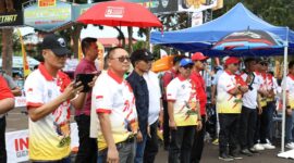 Amsakar Achmad di drag race Kepri. Foto: INIKEPRI.COM