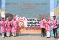 Ketua Dewan Kerajinan Nasional Daerah (Dekranasda) Kota Batam, Hj. Erlita Amsakar hadir langsung pada puncak acara Hari Ulang Tahun (HUT) ke-45 Dewan Kerajinan Nasional (Dekranas) di Kota Balikpapan, Kalimantan Timur, Rabu 10 Juli 2025. Foto: INIKEPRI.COM/Media Center Batam 