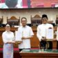 Rapat Paripurna dengan agenda Pendapat Akhir Wali Kota Batam terhadap Laporan Badan Anggaran atas Pembahasan Ranperda Perubahan APBD Kota Batam Tahun Anggaran 2025, yang berlangsung di ruang rapat utama Gedung DPRD Batam, Batamcenter, Jumat (11/7/2025). Foto: INIKEPRI.COM