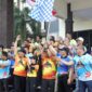 Wali Kota Batam, Amsakar Achmad, bersama Wakil Wali Kota Batam, Li Claudia Chandra menghadiri rangkaian kegiatan dalam rangka memperingati Hari Ulang Tahun (HUT) Bhayangkara ke-79 yang diselenggarakan oleh Kepolisian Daerah Kepulauan Riau (Polda Kepri), Sabtu (19/7/2025). Foto: INIKEPRI.COM/Media Center Batam 