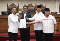 rapat paripurna DPRD Kota Batam yang berlangsung di ruang rapat utama, Batam Center, Senin (21/7/2025). Foto: INIKEPRI.COM