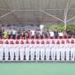 Wali Kota Batam, H. Amsakar Achmad, bersama unsur Forkopimda dan jajaran pelatih berfoto bersama dengan para peserta Pemusatan Pendidikan dan Pelatihan Calon Paskibraka Tingkat Kota Batam Tahun 2025 di Dataran Engku Putri, Kamis (31/7/2025). Sebanyak 50 pelajar terpilih mengikuti pelatihan intensif untuk mengemban tugas mulia dalam upacara peringatan Hari Kemerdekaan Republik Indonesia ke-80. Foto: INIKEPRI.COM
