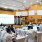 Diksusi publik yang bertajuk “Sinergi dan Kolaborasi dalam Mendukung Keberlangsungan Energi” ini dilaksanakan di Kantor Korporat PLN Batam pada Senin (30/6). Foto: INIKEPRI.COM