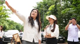 Wakil Kepala BP Batam Li Claudia Chandra bersama Anggota/Deputi Bidang Pelayanan Umum, Ariastuty Sirait. Foto: INIKEPRI.COM/BP Batam 