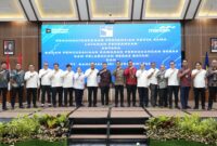 BP Batam perkuat kemitraan dengan Bank Mandiri yang ditandai dengan penandatanganan perjanjian kerja sama layanan perbankan pada Senin (7/7/2025) di Balairungsari BP Batam. Foto: INIKEPRI.COM/BP Batam 