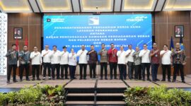 BP Batam perkuat kemitraan dengan Bank Mandiri yang ditandai dengan penandatanganan perjanjian kerja sama layanan perbankan pada Senin (7/7/2025) di Balairungsari BP Batam. Foto: INIKEPRI.COM/BP Batam 