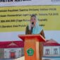 Bupati Natuna Cen Sui Lan saat menyampaikan kata sambutan pada pembangunan Gedung Sekretariat Bersama Forum Kerukunan Umat Beragama (FKUB). Foto: INIKEPRI.COM/NatunaKab 