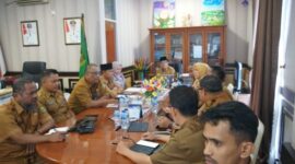 rapat internal untuk menindaklanjuti arahan Menteri Sosial Republik Indonesia mengenai program Sekolah Rakyat. Foto: INIKEPRI.COM/NatunaKab 