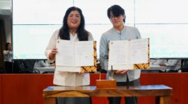 Badan Pengusahaan (BP) Batam menandatangani nota kesepahaman dengan PT Impian Anak Indonesia dalam rangka meningkatkan sistem pelayanan di Rumah Sakit BP Batam (RSBP) di Marketing Centre, Senin (7/7/2025). Foto: INIKEPRI.COM/BP Batam