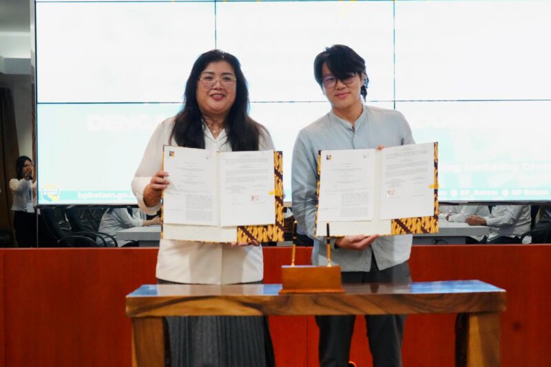 Badan Pengusahaan (BP) Batam menandatangani nota kesepahaman dengan PT Impian Anak Indonesia dalam rangka meningkatkan sistem pelayanan di Rumah Sakit BP Batam (RSBP) di Marketing Centre, Senin (7/7/2025). Foto: INIKEPRI.COM/BP Batam