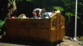 Pemerintah Kota Tanjungpinang membangun lampu penerangan pada sepuluh kontainer sampah yang tersebar di berbagai wilayah di Tanjungpinang. Foto: INIKEPRI.COM