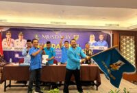 Andhi Kusuma resmi menjadi ketua DPD KNPI Kepri periode 2025-2028. Foto: INIKEPRI.COM