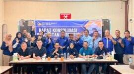 Rapat konsolidasi dan penguatan internal DPD Partai NasDem Kota Batam. Foto: INIKEPRI.COM