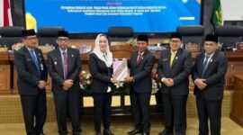 Rapat Paripurna Dewan Perwakilan Rakyat Daerah (DPRD) Kabupaten Natuna yang digelar pada Jumat, 18 Juli 2025, di Ruang Rapat Paripurna DPRD. Foto: INIKEPRI.COM