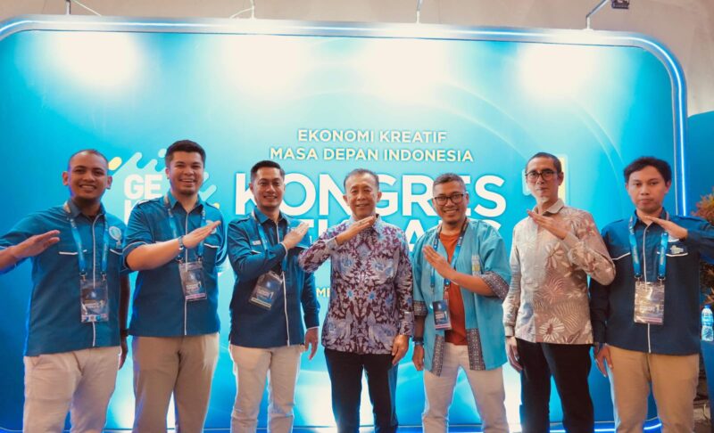 Anggota/Deputi Bidang Administrasi dan Keuangan BP Batam, Alexander Zulkarnain hadir mewakili Kepala BP Batam, Amsakar Achmad dalam gelaran Kongres 1 Gerakan Ekonomi Kreatif Nasional (GEKRAFS) 2025 pada Sabtu (19/7/2025) bertempat di The Dome at Senayan Park Jakarta. Foto: INIKEPRI.COM/BP Batam 