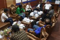 Ketua DPRD Kota Batam, H. Muhammad Kamaluddin, menerima kunjungan kehormatan dari jajaran pengurus Aliansi Melayu Tempatan Bersatu (GAMAT) pada Senin (21/7/2025) di ruang kerjanya. Foto: INIKEPRI.COM