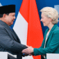 Presiden Republik Indonesia, Prabowo Subianto, melakukan pertemuan dengan Presiden Komisi Eropa, Ursula von der Leyen, di Kantor Pusat Uni Eropa, Gedung Berlaymont, Brussel, Belgia, pada Minggu (13/7/2025). Foto: BPMI Setpres/Laily Rachev